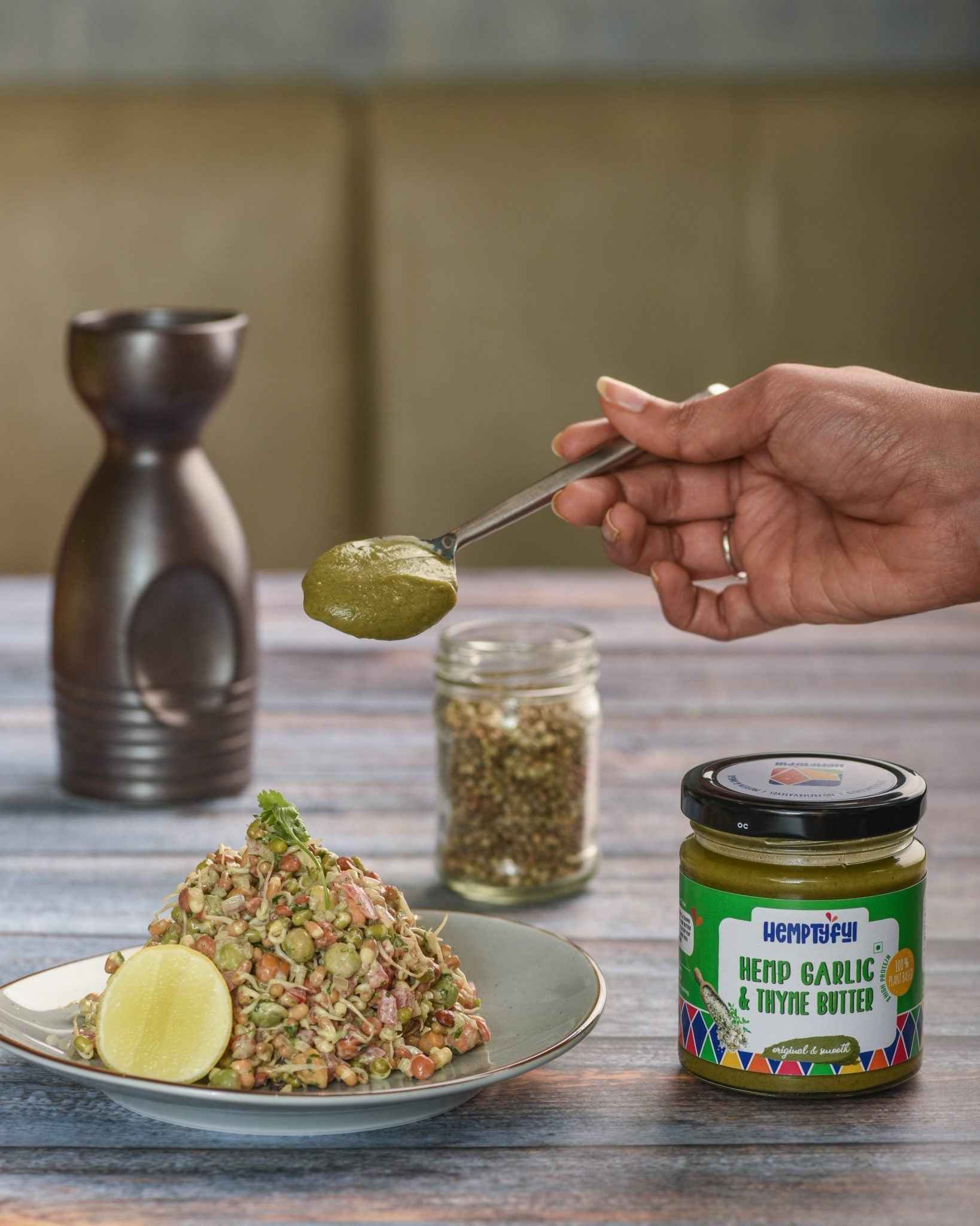 Sprouted Lentil Salad